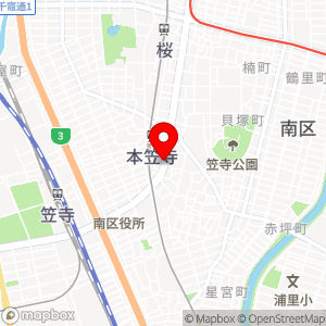 名鉄協商パーキング 前浜通の地図