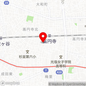 西友 高円寺店の地図