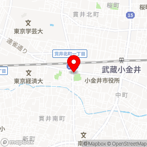 エイブルパーキング 小金井市貫井南町3丁目の地図