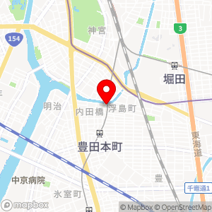 名鉄協商パーキング 内田橋2丁目の地図