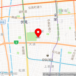 ファミリーマート 栄二丁目店の地図