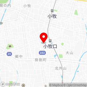 WASHハウス 小牧桜井店の地図