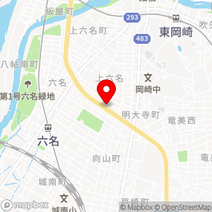セブン-イレブン 岡崎上六名店の地図
