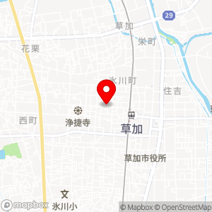 タイムズ 草加氷川町第14の地図