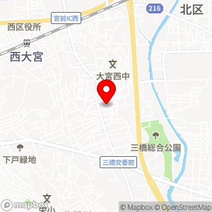 三橋6丁目サンハイツタケ駐車場の地図