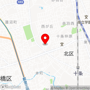 三井のリパーク 西が丘2丁目第2の地図