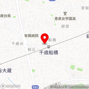 セブン-イレブン 世田谷千歳船橋駅北店の地図