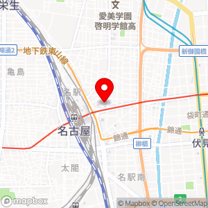 ローソン 名駅桜通北店の地図