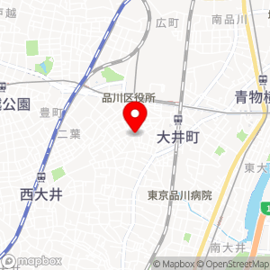 ファミリーマート シティタワー大井町店の地図