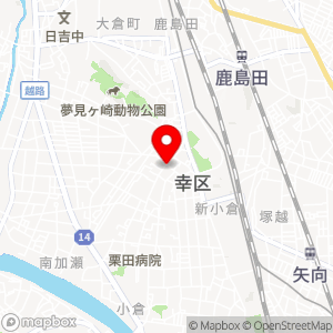 小田急パーキング 川崎小倉2丁目第1の地図