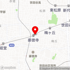 タイムズ 豪徳寺駅前の地図