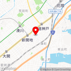 P-CLUB 湊町の地図