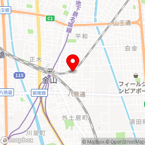 名鉄協商パーキング 金山駅東第6の地図
