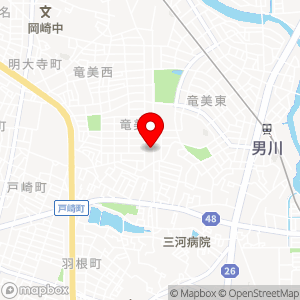 ローソン 岡崎竜美南店の地図