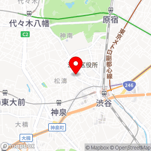 ファミリーマート 渋谷オーチャードロード店の地図