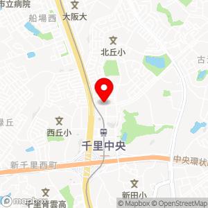 ＵＲ新千里北町団地駐車場の地図