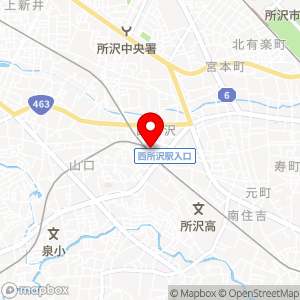 ファミリーマート トモニー西所沢駅店の地図
