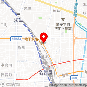 ミニストップ 名駅2丁目店の地図