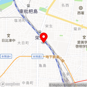 名鉄協商パーキング 栄生南第3の地図