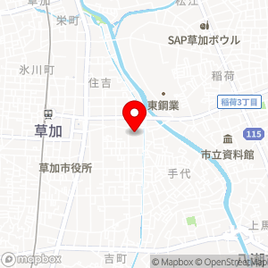 ヨークマート 草加店の地図