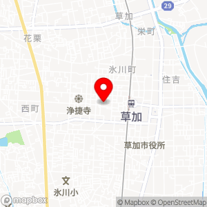 NPC24H 草加駅西口の地図