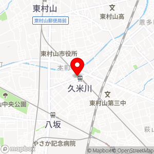 デイリーヤマザキ 久米川駅前店の地図
