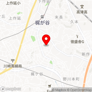 アットパーク 川崎梶ヶ谷の地図