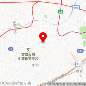 パークジャパン 中野弥生町第13の地図