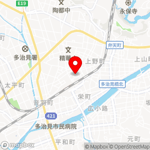 多治見駅北月極駐車場の地図