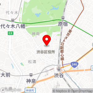 セブンイレブン 渋谷区役所の地図