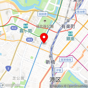 GSパーク 内幸町の地図