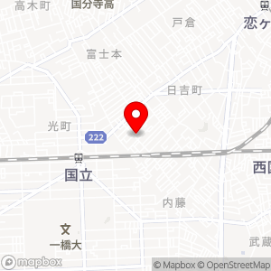 三井のリパーク 国分寺日吉町2丁目の地図
