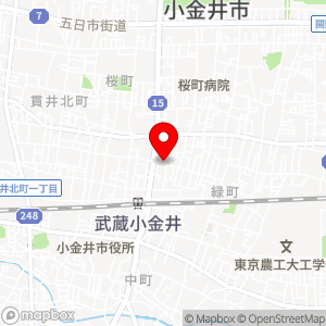 パークジャパン 武蔵小金井第6の地図