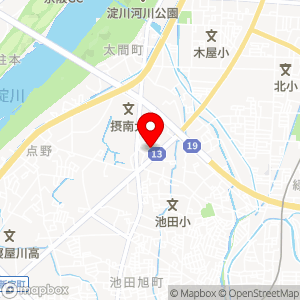 天然温泉 湯快のゆ 寝屋川店の地図