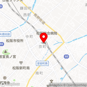 三交の駐ing 松阪駅前の地図