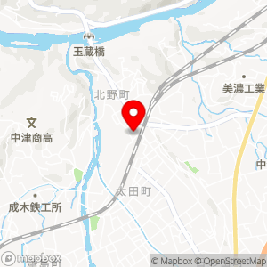 名鉄協商パーキング 中津川の地図