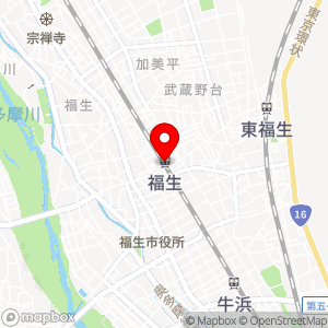 NewDays 福生1号の地図
