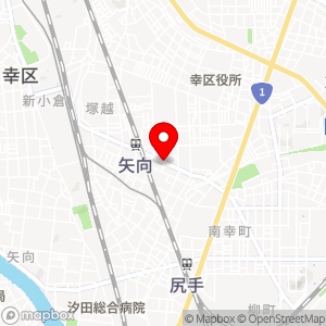 コインパーク 矢向の地図