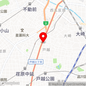 セブン-イレブン 品川戸越1丁目店の地図