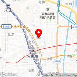 名鉄協商パーキング 名駅北の地図