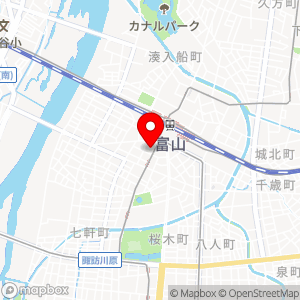 ローソン 富山新富町店の地図
