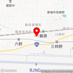 ローソン 各務原蘇原緑町の地図
