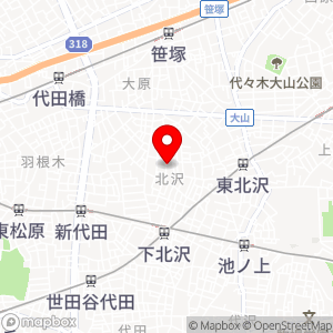 タイムズ 下北沢第5の地図