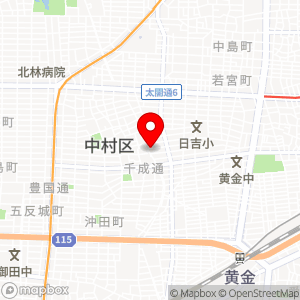 名鉄協商パーキング 下中村町の地図