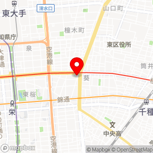 名鉄協商パーキング 東桜第9の地図