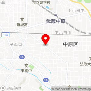 エイブルパーキング 下小田中6丁目の地図