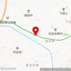 ローソン LTF港北高田駅前店の地図