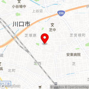 Big-A 川口芝店の地図