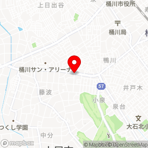 ファミリーマート 上尾藤波店の地図