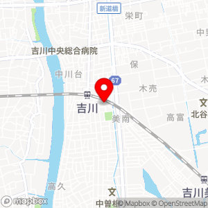 グラシアスよし川駐車場の地図